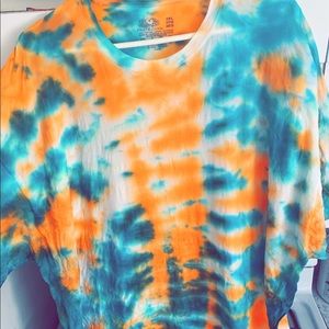 never worn! 3xl mens tye dye shirt
